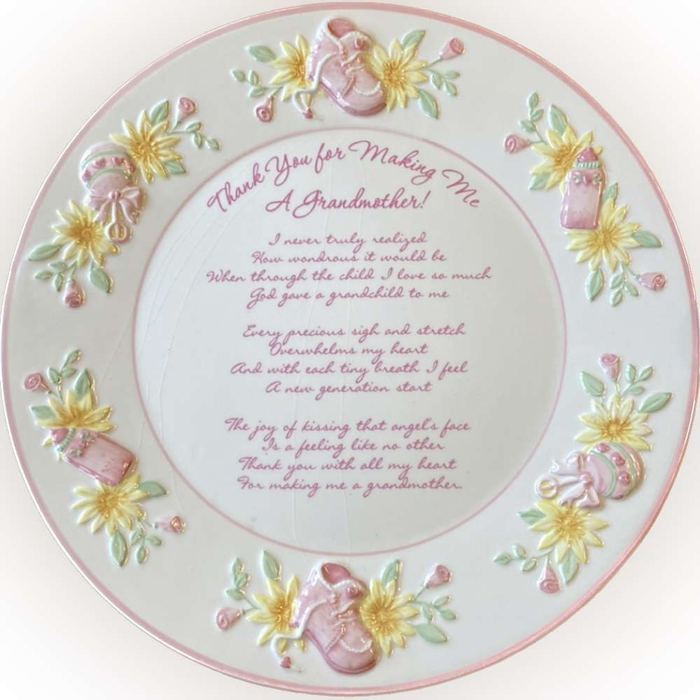 2005 Friends & Family Plate, Grandmother Girl by Insights
